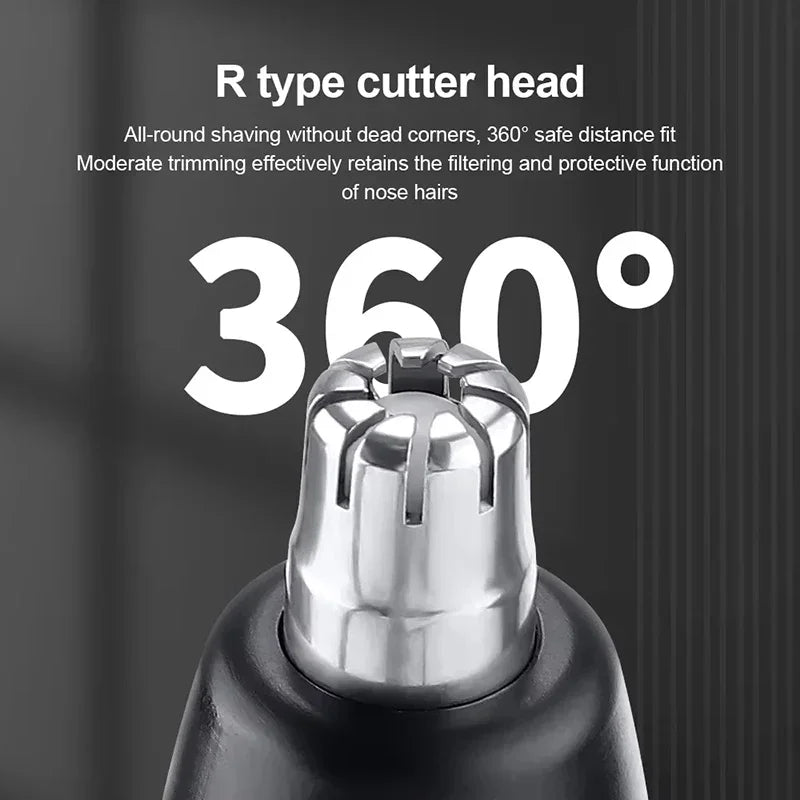 Xiaomi MIJIA Electric Nose Hair Trimmer Remover Fast Charging USB Charging Home LED Display Safety Face Cleaning Care Kit